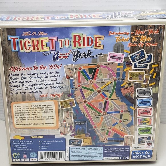 Ticket To Ride: New York Board Game - Picture 3 of 3